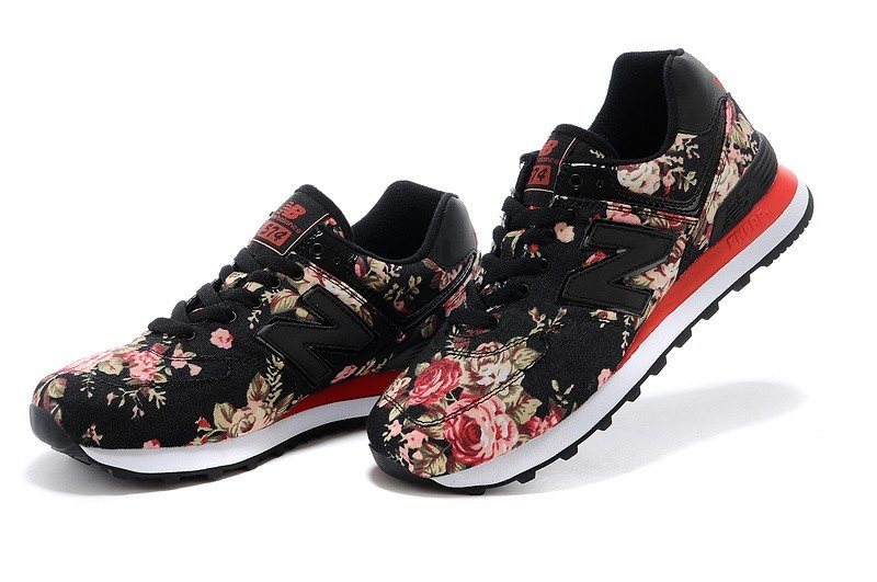 new balance noir a fleur